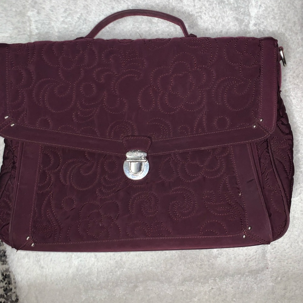 Vera Bradley Laptop Bag with broken buckle
